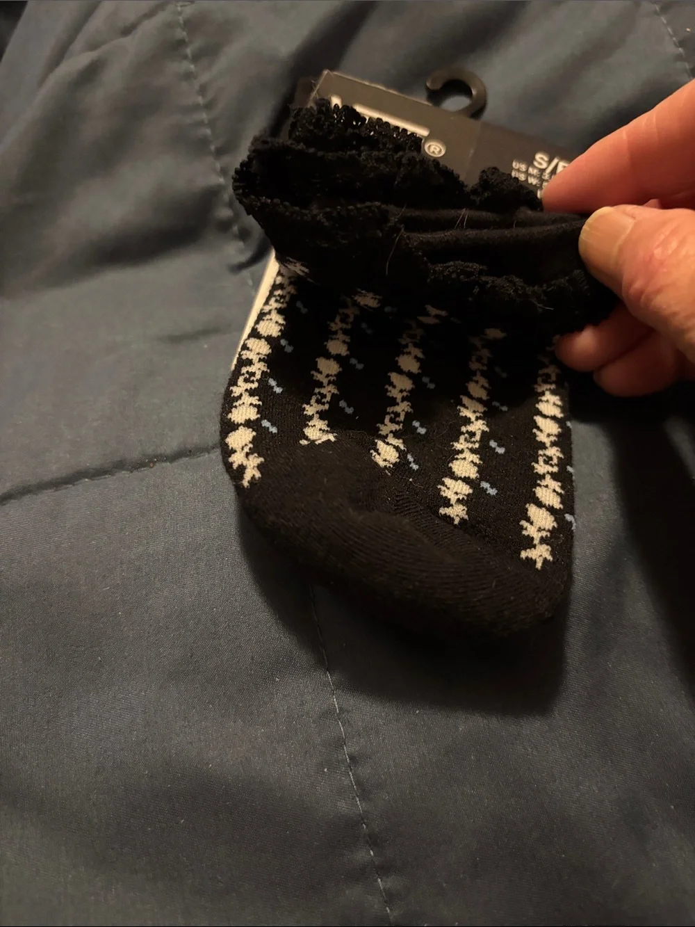 Girls vans half crew socks size 3.5-6